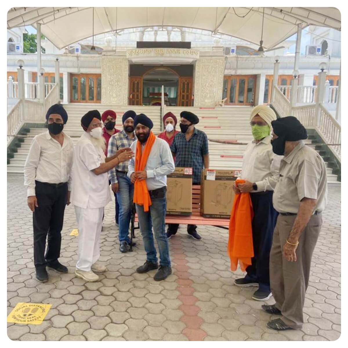 CSR Activity in Pune at Guru Nanak hospital & Gurdwara Camp