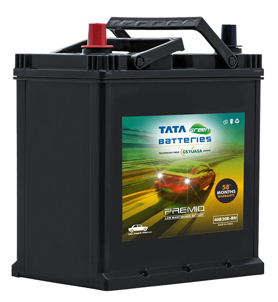 TATA Green PREMIO DIN60R 60ah Car Battery with 48 Months Warranty