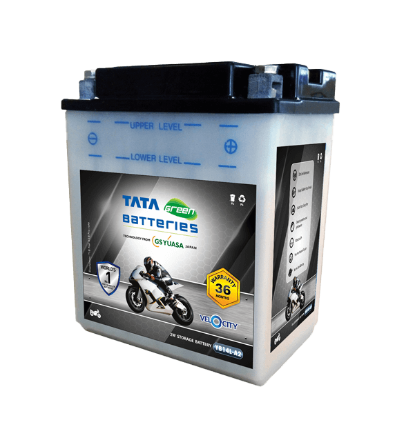 Velocity YB14L-A2 Bike Battery