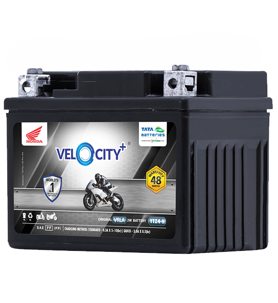 Velocity Plus YTZ4-H Two Wheeler Battery