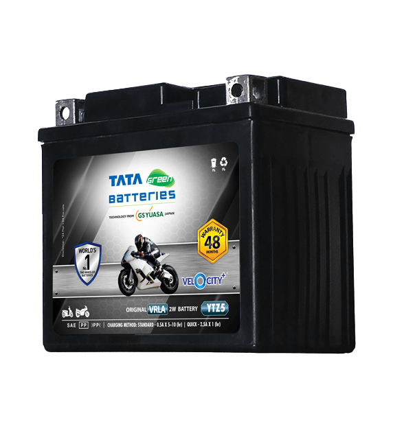 Velocity Plus YTZ5 Battery for Bike & Scooter