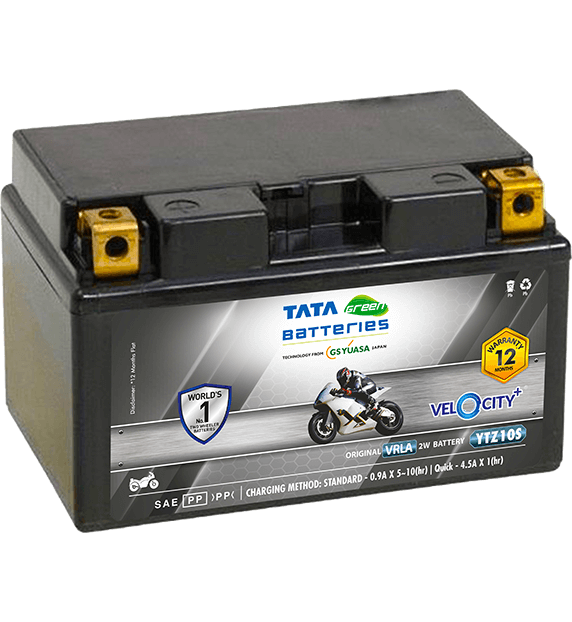 Velocity Plus YTZ10S Bike Battery