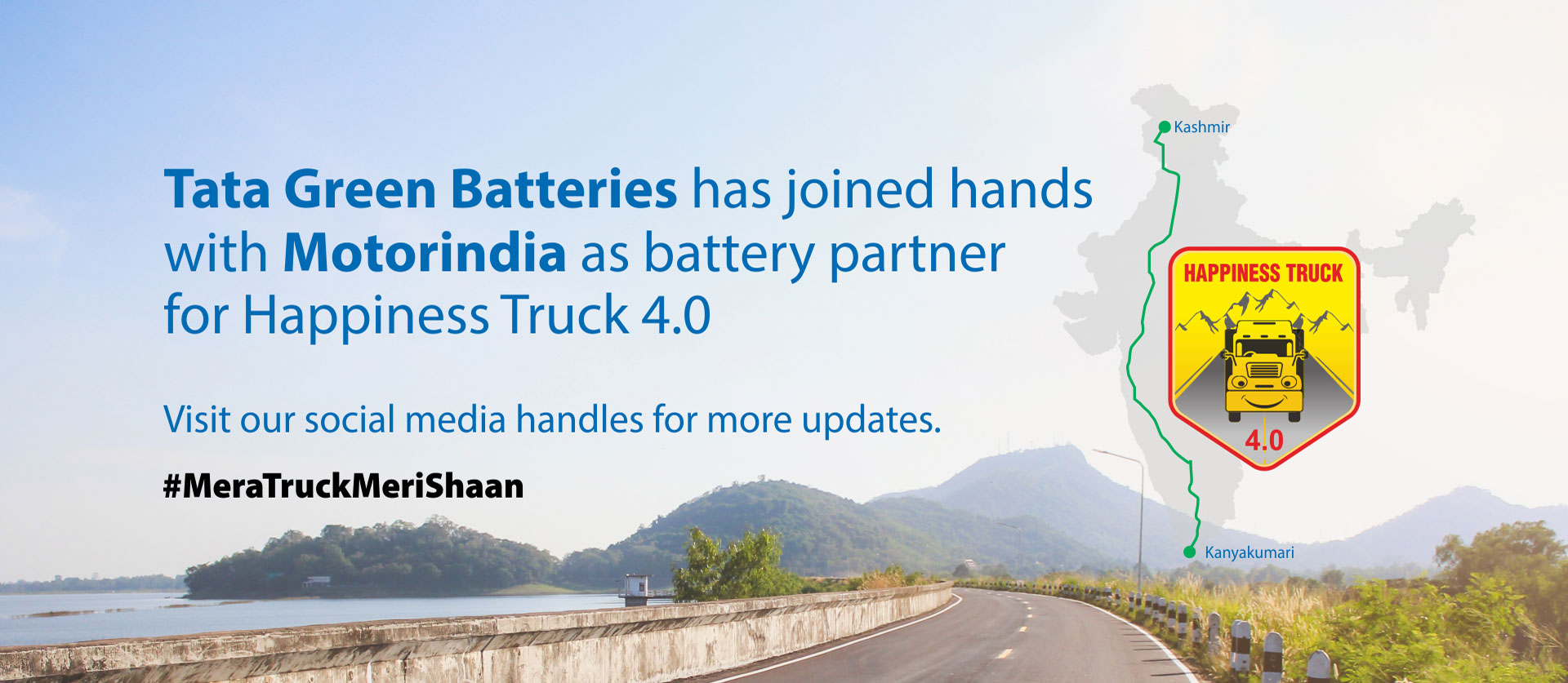 Happiness Truck Website Banner
